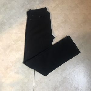 Levi's black straight leg jeans